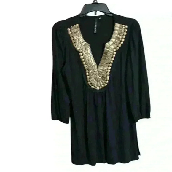 Kay Celine Medium Tunic Black Metal trim - Picture 2 of 8